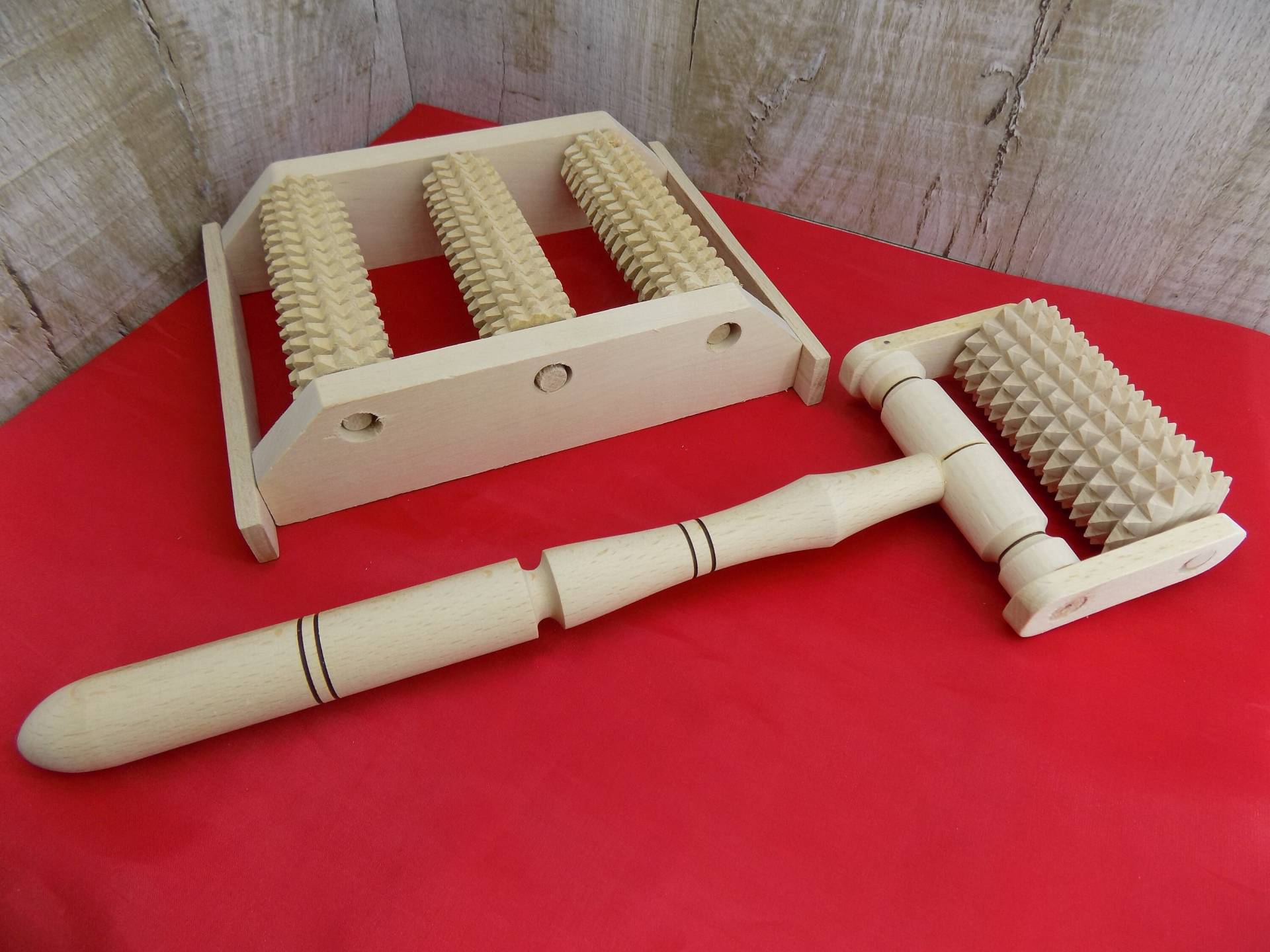Holz-Massagegerät Körper Anti-Cellulite-Massagegerät Massagegerät Für Osteochondrose Den Kopf Fußmassagegerät Das Bein von Etsy - Woodenness