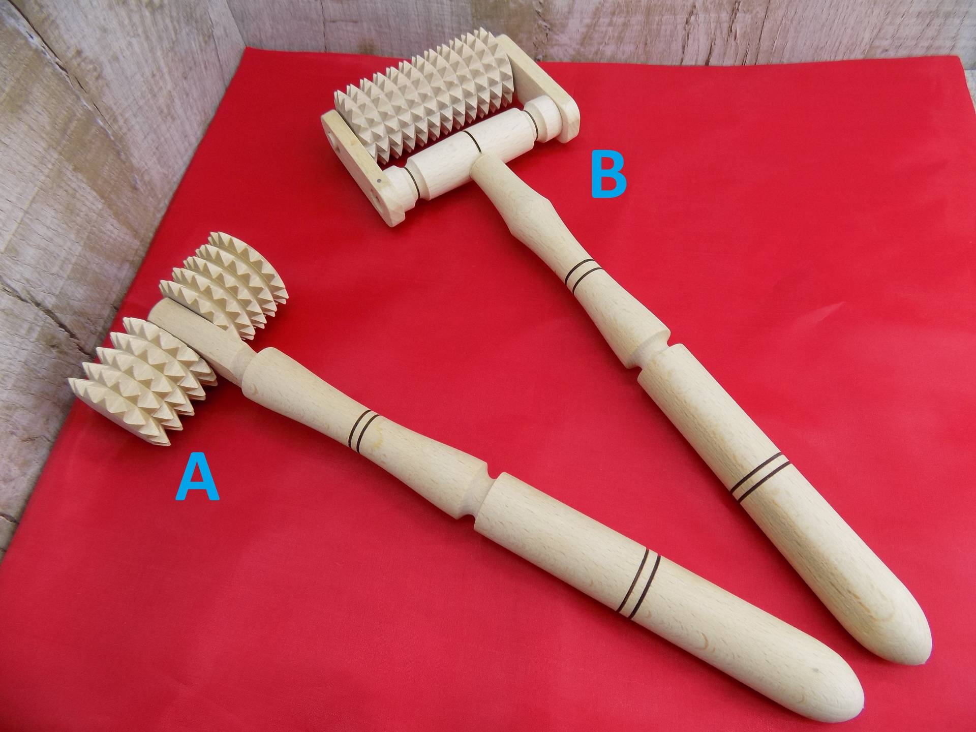 Holz-Massagegerät Körpermassagegerät Anti-Cellulite-Massagegerät Massagegerät Für Osteochondrose Kopf Fußmassagegerät von Etsy - Woodenness