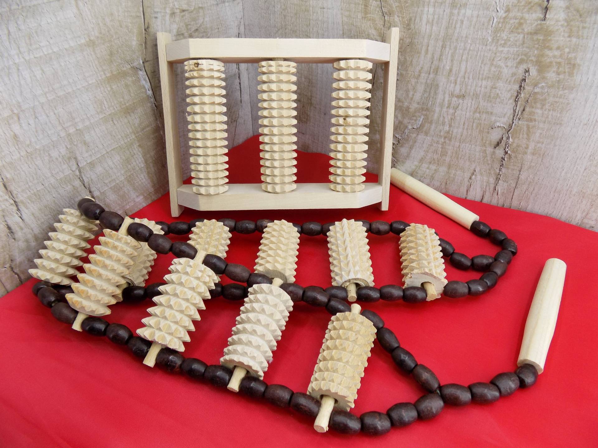Spa Massageset Ukrainisch Holzmassage Körperrolle Anti-Cellulite Werkzeuge Massager Für Osteochondrose Kopf Fuß von Etsy - Woodenness