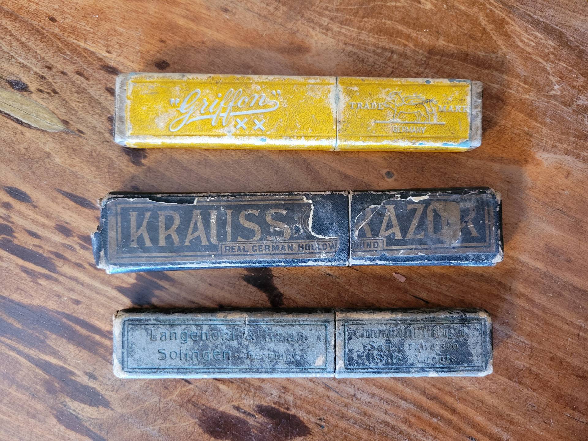Vintage Und Antike Rasiermesser Hüllen Langenohl Haas Griffon Krauss | Nach Wahl Vintage Und Antike Rasiermesser Hüllen Langenohl Haas Griffon Krauss | Nach Wahl von Etsy - WoodsonHouseAntiques