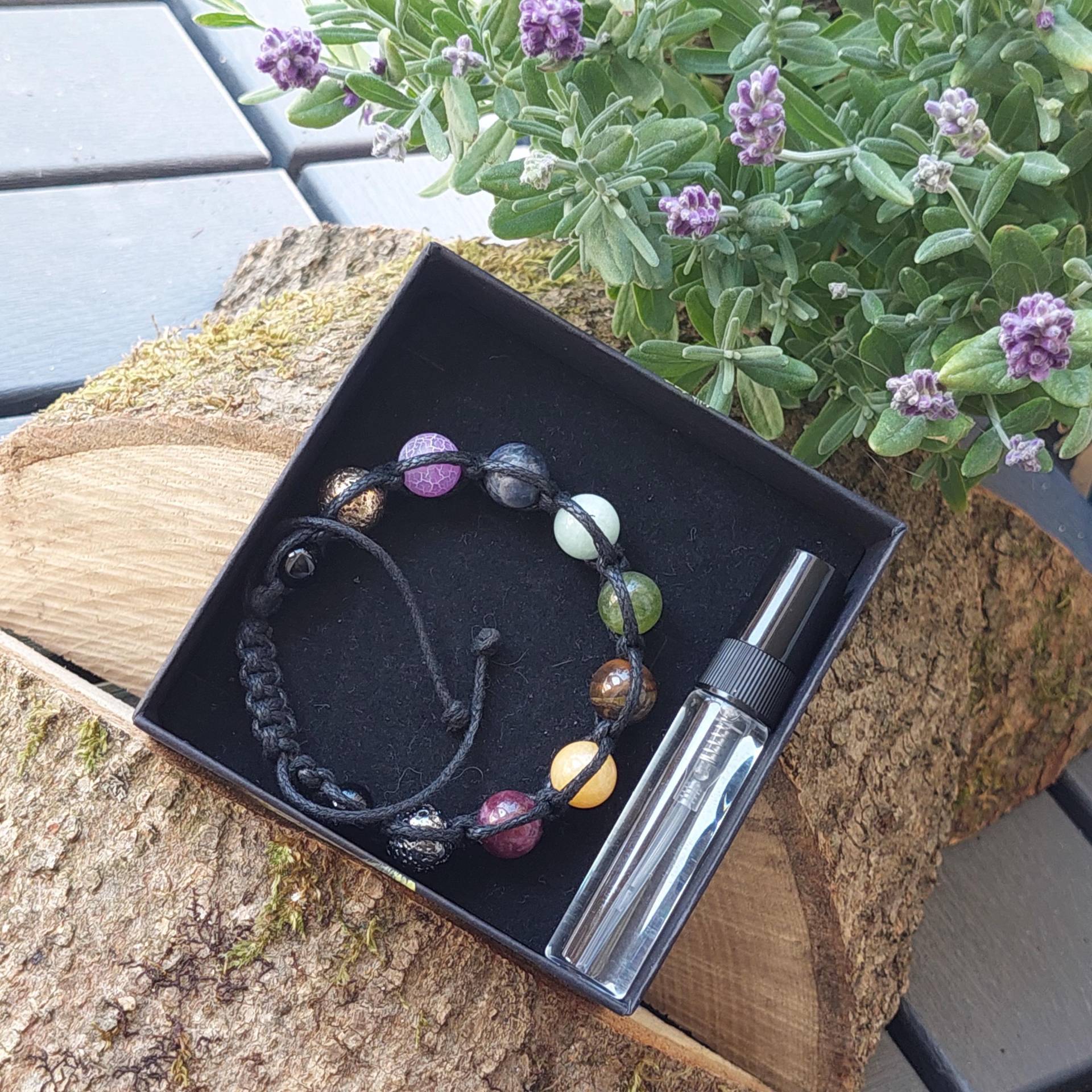 Aromatherapy Bracelet & Perfume Gift Set - Stone Diffuser, 5Ml Niche Fragrance, Handmade Unisex Jewelry Box von Etsy - WorkshopAngelenade