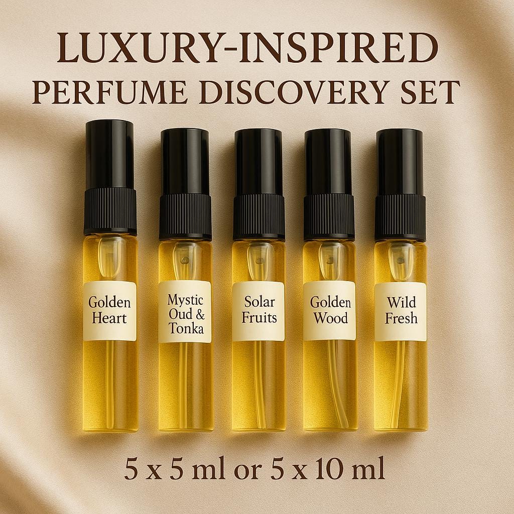 Luxury Perfume Sample Set Travel-Friendly Niche Fragrance Discovery Kit With Refillable Atomizers von Etsy - WorkshopAngelenade