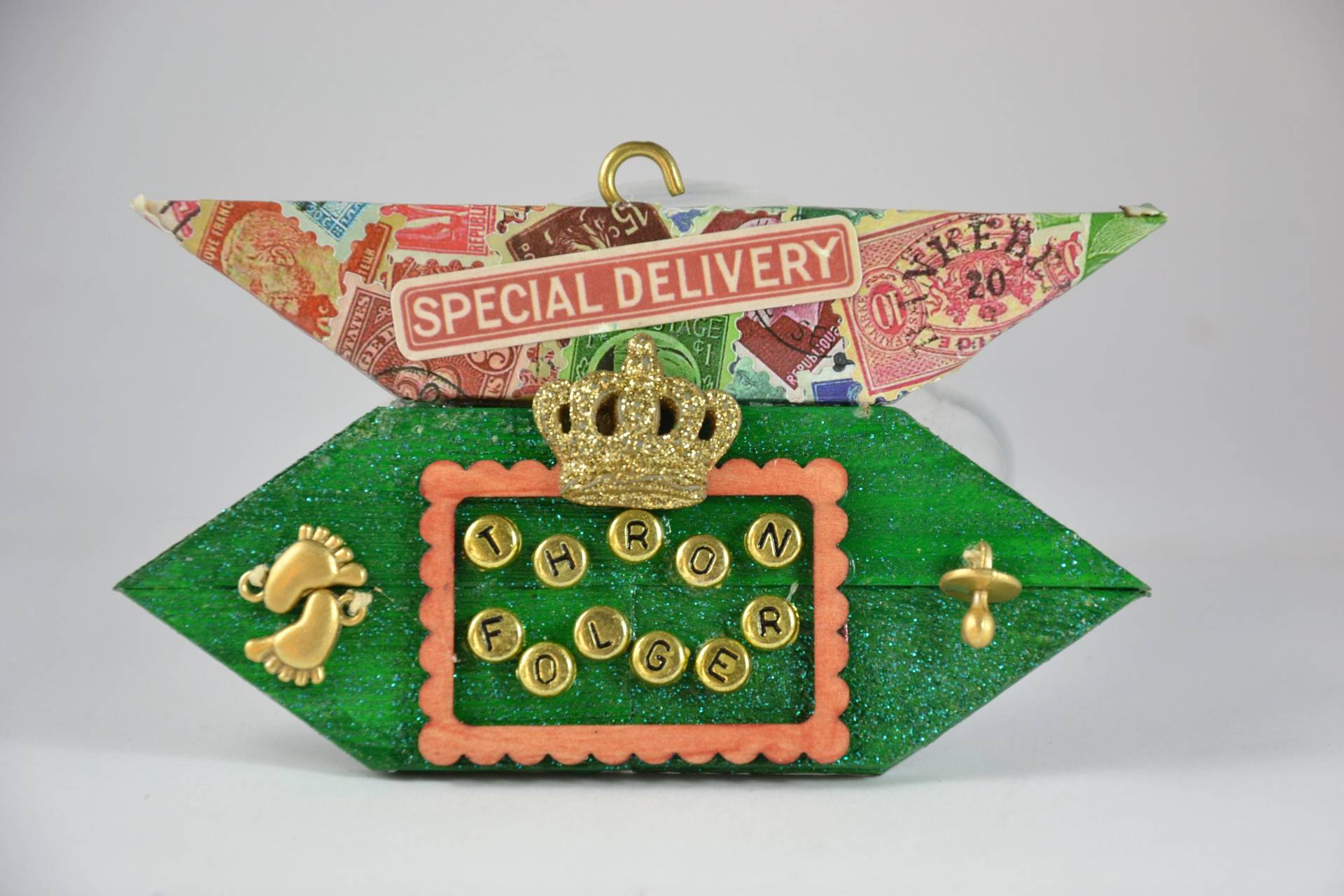 Babyparty Geschenkidee, Handgefertigter Kühlschrankmagnet Thronfolger Aus Holz, Nachhaltige Geschenkidee Für Werdende Eltern, Geldgeschenk von Etsy - WortgewandtShop