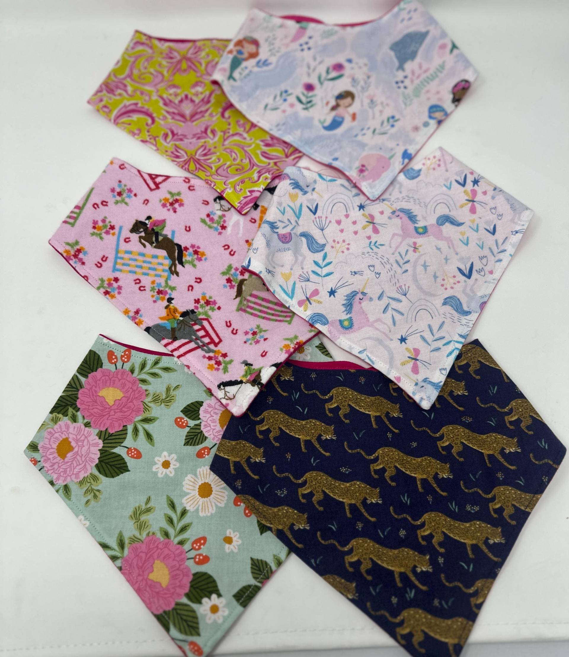 Baby Halstuch Snap Bib Bibdana Zum Füttern, Sabbern 2Er Set von Etsy - WrenRileyDesigns