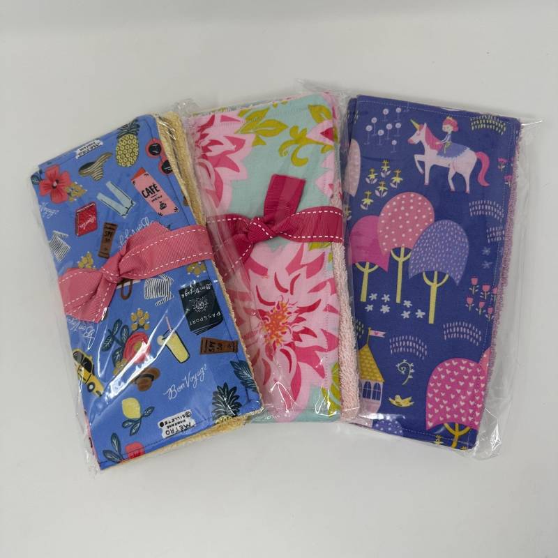 Waschlappen Set-Wiederverwendbare Baby Oder Kleinkind-Wiederverwendbare Tücher, Stoffserviette, Make Up-Entfernungstücher, Zero Waste-Dahlia von Etsy - WrenRileyDesigns
