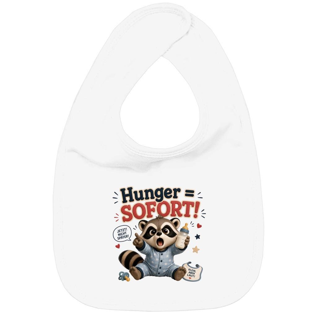 Kinder Bio Lätzchen Wumi Hat Hunger = Sofort Kinder Bio Lätzchen Wumi Hat Hunger = Sofort von Etsy - WumisWunderwelt