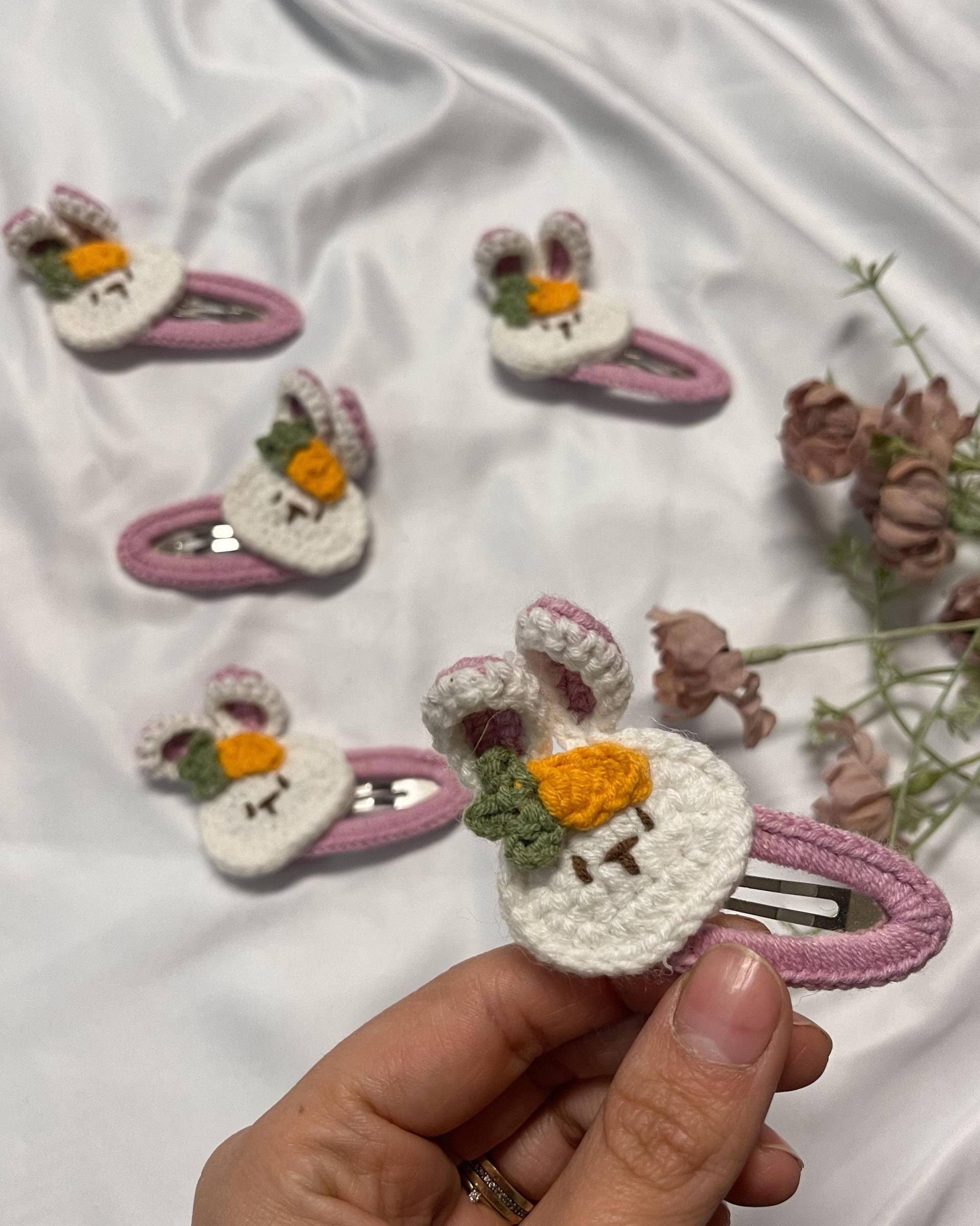 Haarspangen Gehäkelt, Häkelspangen, Handgemacht, Mädchen, Baby, Ostern, Osterhase, Handmade Haarspangen Gehäkelt, Häkelspangen, Handgemacht, Mädchen, Baby, Ostern, Osterhase, Handmade von Etsy - WunderherzchenbyAnja
