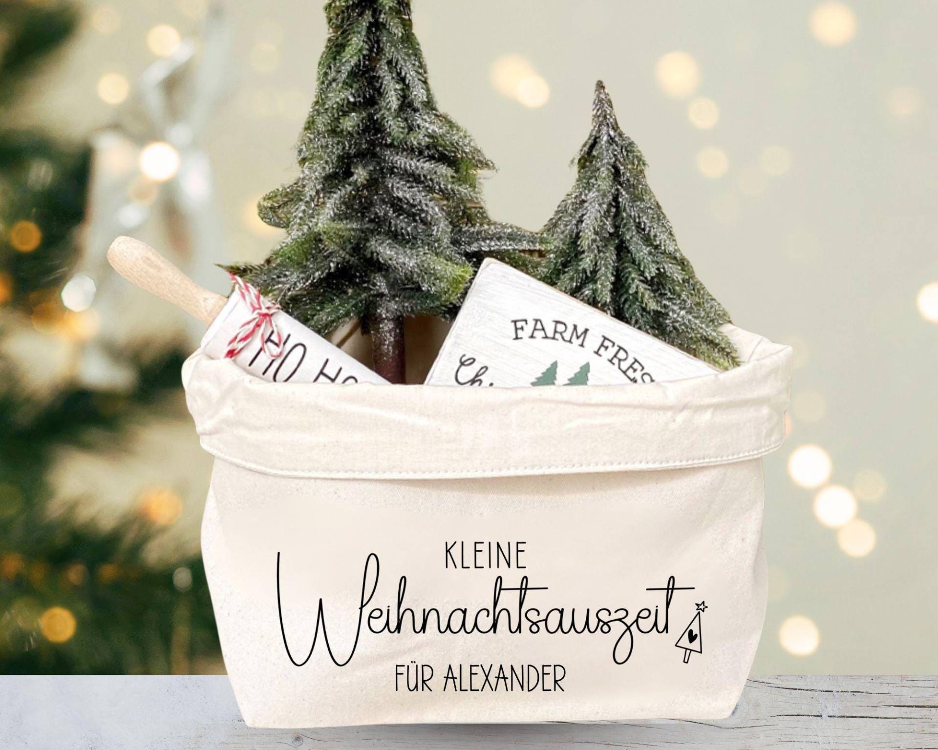 Geschenkkorb "Kleine Weihnachtsauszeit" Mitbringsel Weihnachten Geschenkkorb "Kleine Weihnachtsauszeit" Mitbringsel Weihnachten von Etsy - WunderlichWohnen