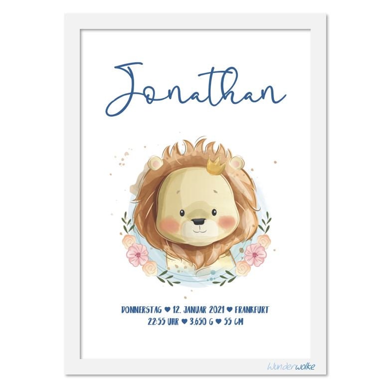 Geburtsanzeige Geburtsdaten Poster Bild Zur Geburt Geschenk Geburtsgeschenk Baby Kunstdruck Mit Namen Löwe Personalisiert A4 A3 Pdf Geburtsanzeige Geburtsdaten Poster Bild Zur Geburt Geschenk Geburtsgeschenk Baby Kunstdruck Mit Namen Löwe Personalisiert A4 A3 Pdf von Etsy - WunderwolkeShop