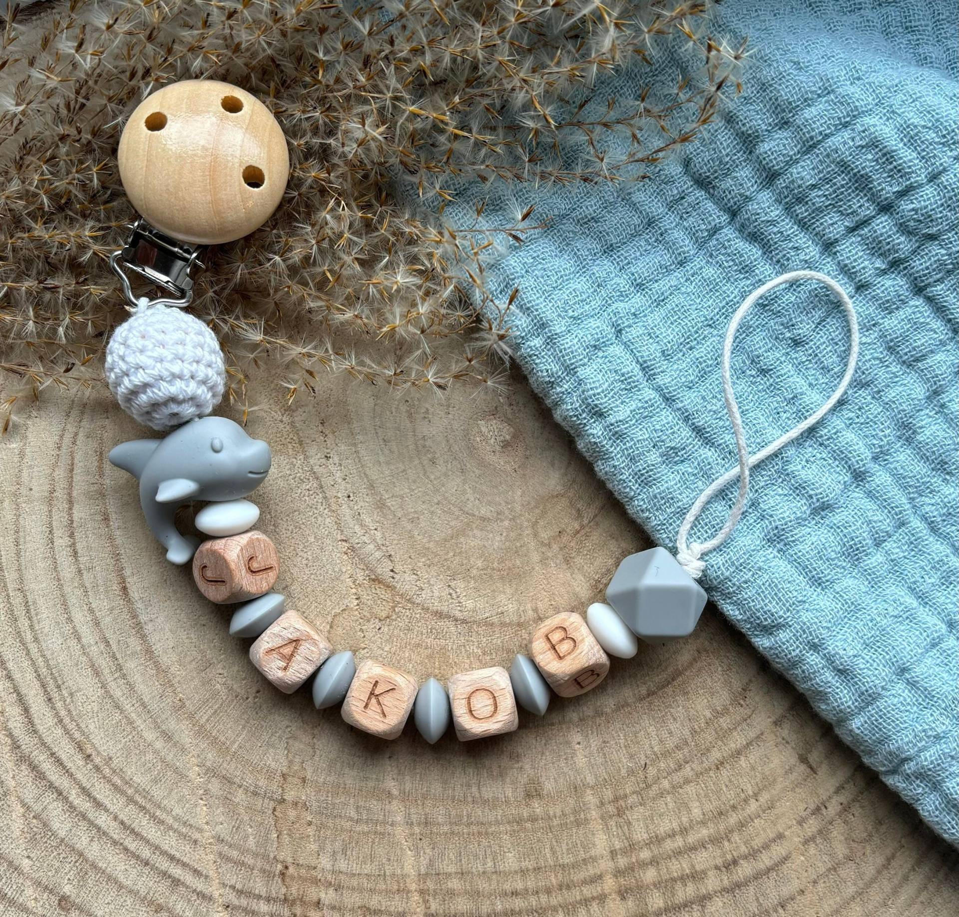 Schnullerkette Mit Namen Junge I Handmade Schnullerkette Mit Namen Junge I Handmade von Etsy - Wunschzimmerchen