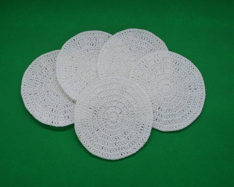 Abschminkpads 5 Gehäkelte Kosmetikpads Make Up Remover Pads Up-Entferner Baumwoll-Pads #1155537819 von Etsy - XaversFactory