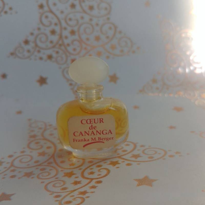 Miniatur Coeur De Cananga Von Franka M. Berger, 2 Ml Eau Toilette 1990 - Cœur von Etsy - Xoxiane