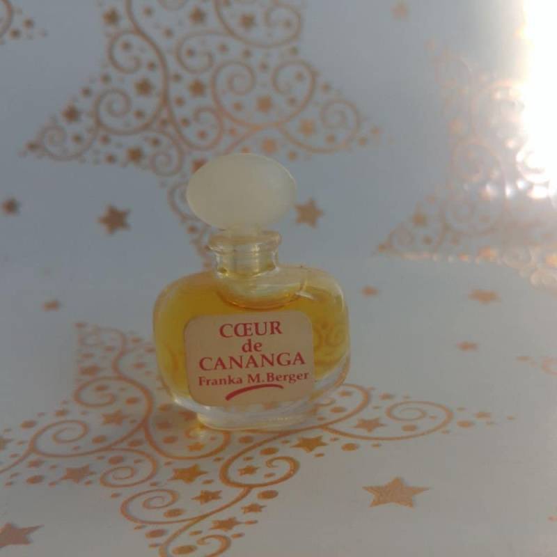 Miniatur Coeur De Cananga Von Franka M. Berger, 2 Ml Eau Toilette 1990 - Cœur von Etsy - Xoxiane