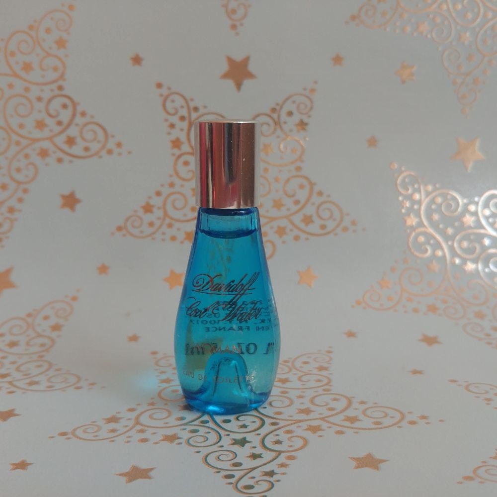 Miniatur Cool Water Woman Von Zino Davidoff, 5 Ml Eau De Toilette, 1992 von Etsy - Xoxiane
