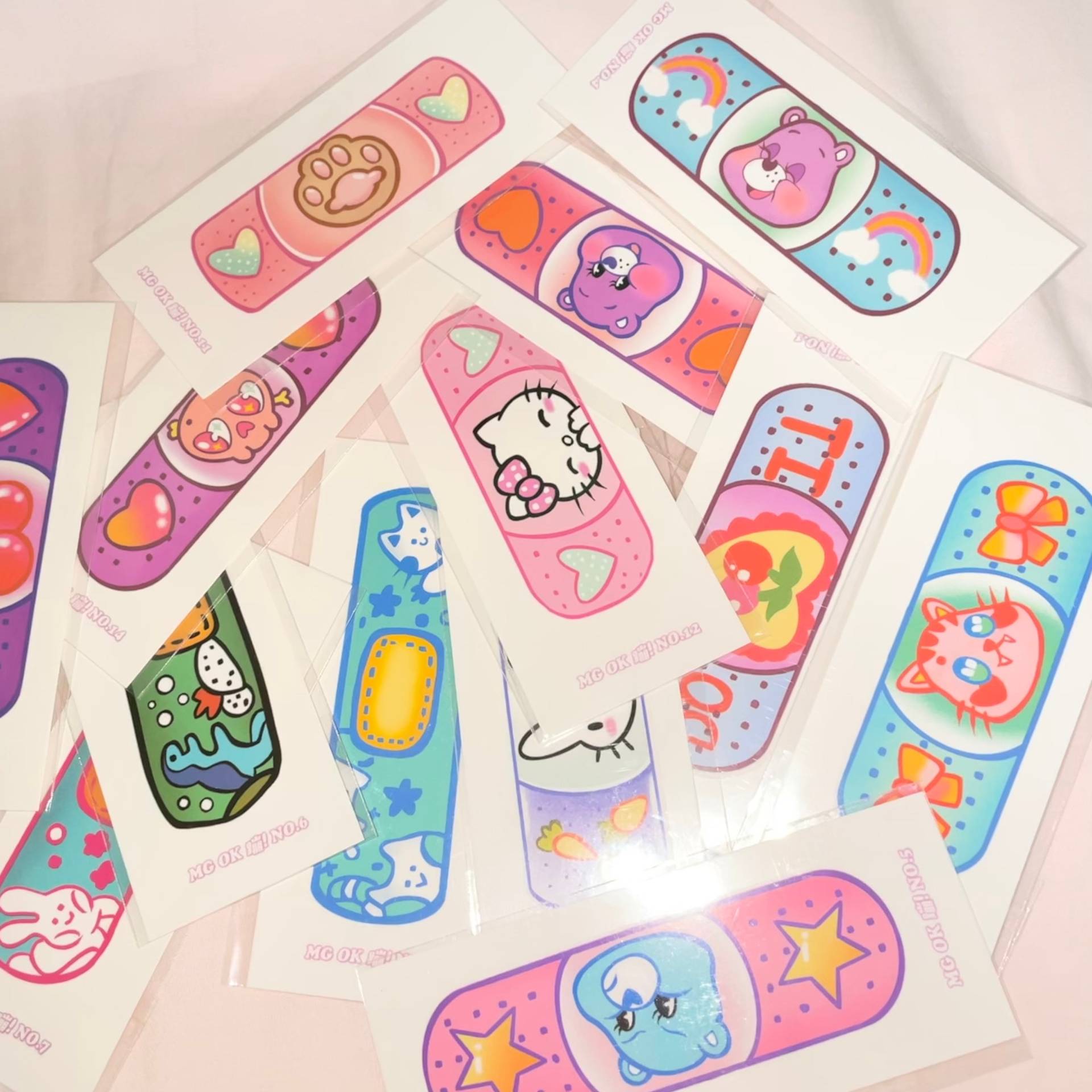 Kawaii Bandaids Tattoo Sticker Kawaii Bandaids Tattoo Sticker von Etsy - YasminLand