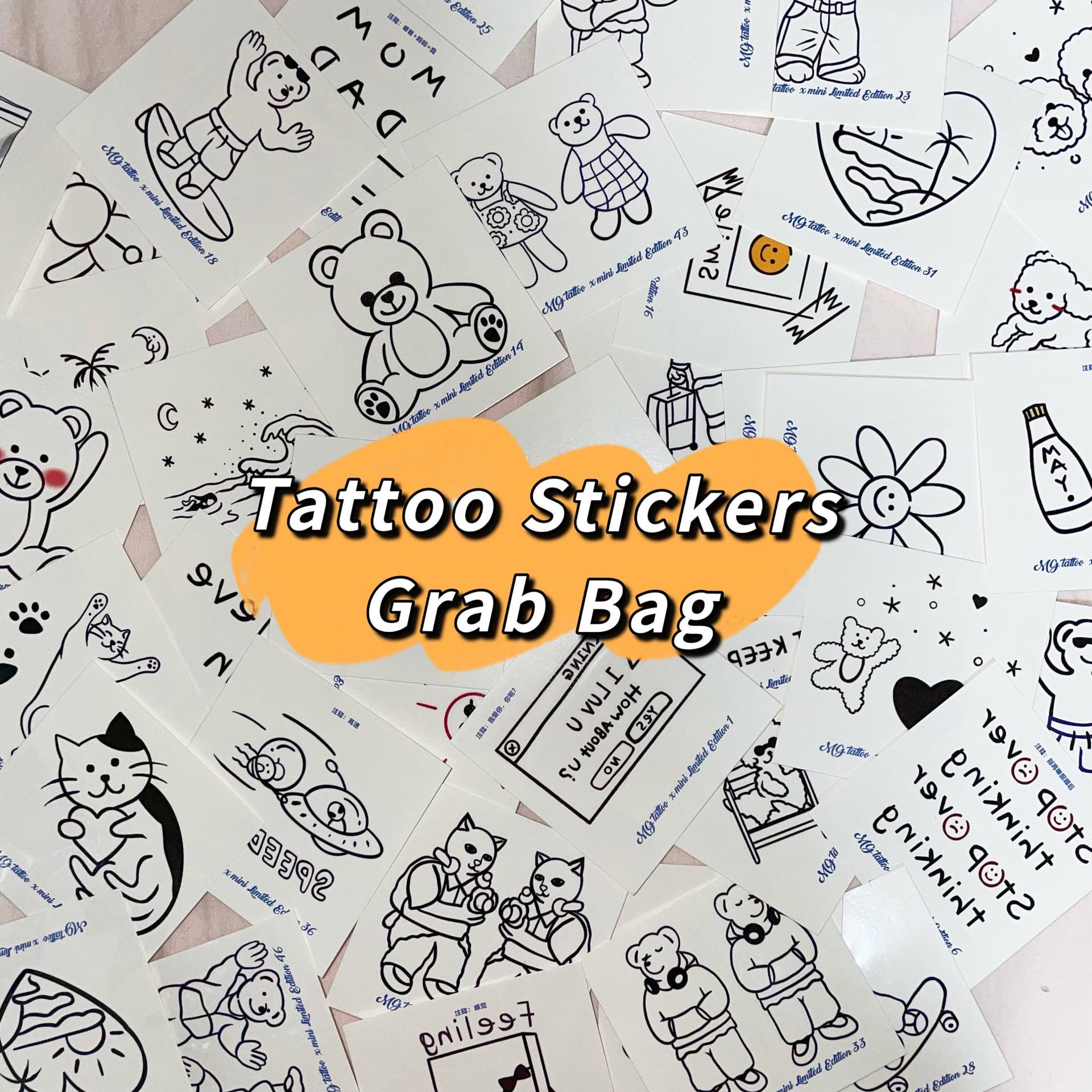 Tattoo Sticker Grab Bag Tattoo Sticker Grab Bag von Etsy - YasminLand