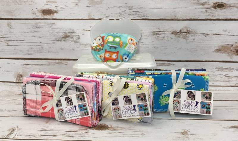 stoff Feuchttücher Durch Das Dutzend 2-Lagige 7x7 stoff Feuchttücher Durch Das Dutzend 2-Lagige 7x7 von Etsy - YatsaCrafting