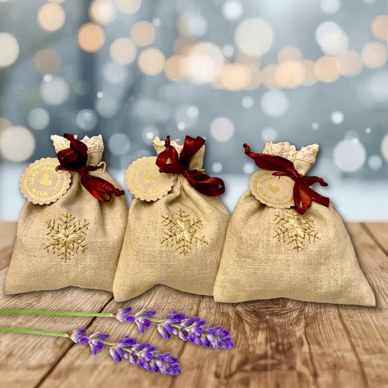 Set Handmade Bestickte Bio-Lavendel Sachet Weihnachten | Nachhaltige Geschenke Deko Leinen/Baumwolle, Swiss Made, Festliches Motiv Set Handmade Bestickte Bio-Lavendel Sachet Weihnachten | Nachhaltige Geschenke Deko Leinen/Baumwolle, Swiss Made, Festliches Motiv von Etsy - YolliCrafts