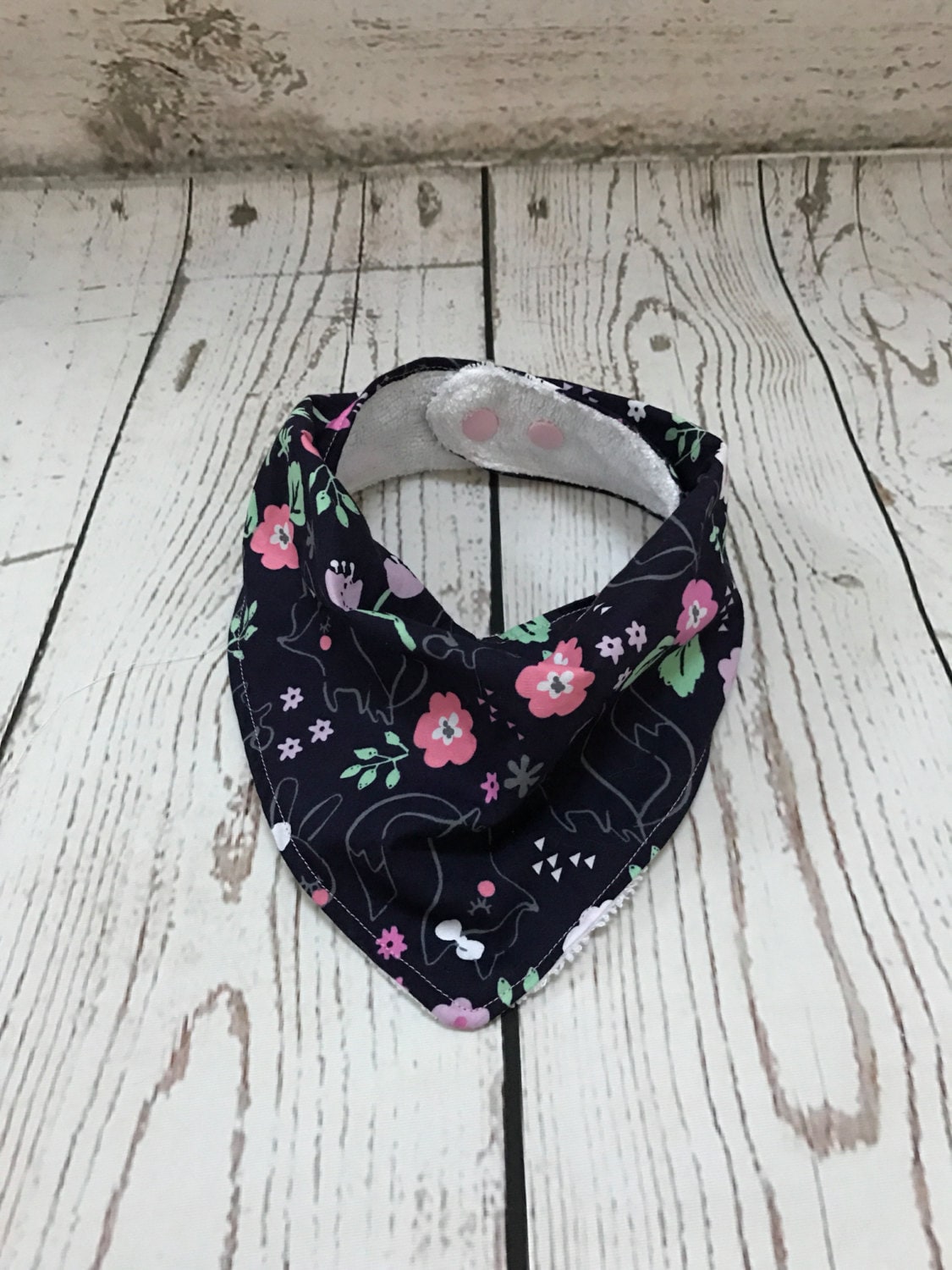 Fuchs & Hase Bio-Baumwolle/Bambus Terry Baby Bandana Lätzchen - Dribble Bibdana von Etsy - YouAreMySunshineLtd