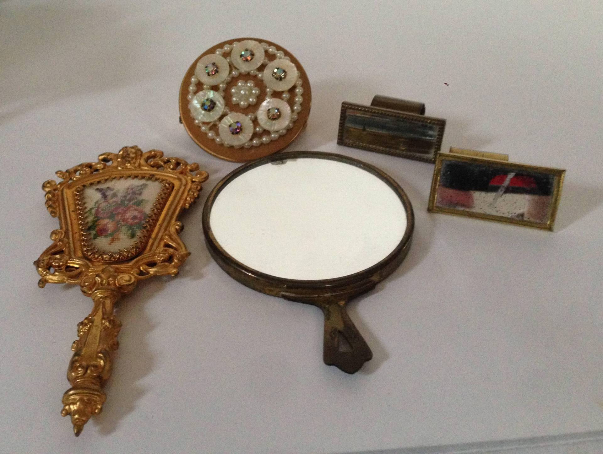 Vintage Miniatur Taschenspiegel von Etsy - YourTurnVintageStore