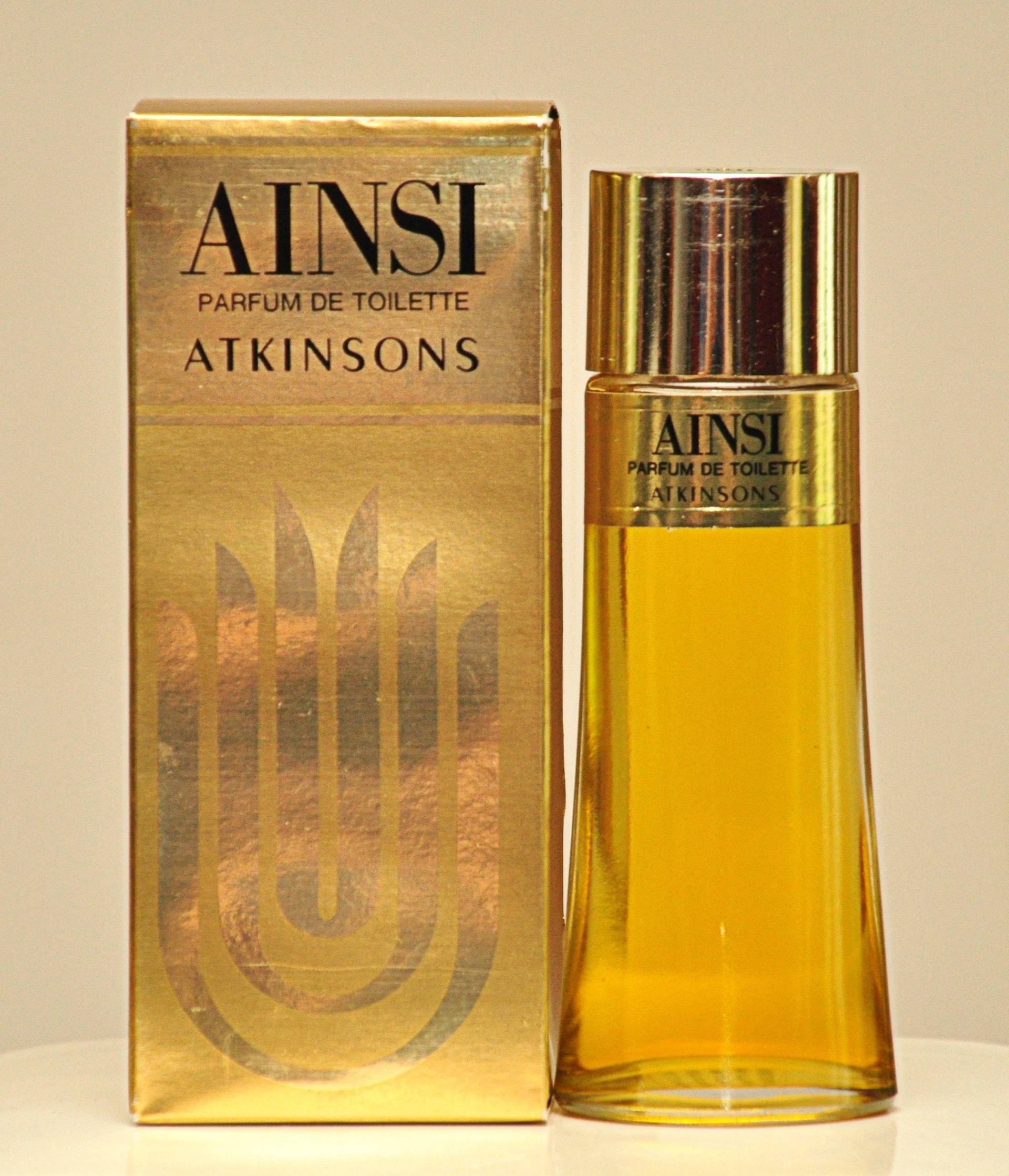 Atkinsons Ainsi Parfum De Toilette Pdt 90Ml Splash Non Spray Parfüm Damen Sehr Seltene Vintage 1971 von Etsy - YourVintagePerfume