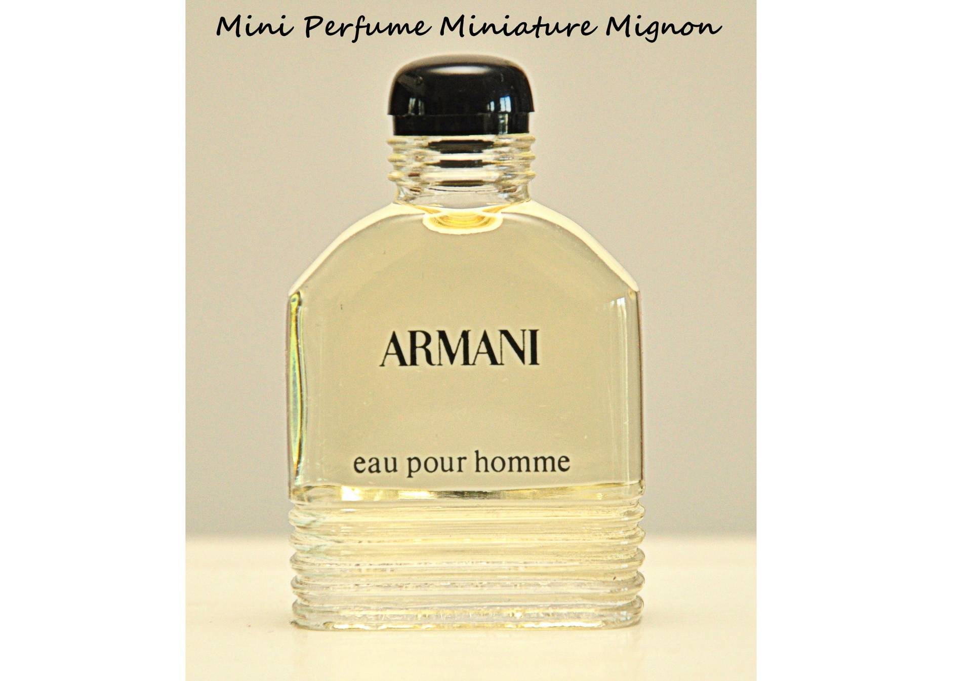 Giorgio Armani Eau Pour Homme De Toilette Edt 10 Ml Miniatur Splash Non Spray Herrenparfüm Sehr Selten Vintage 1984 von Etsy - YourVintagePerfume