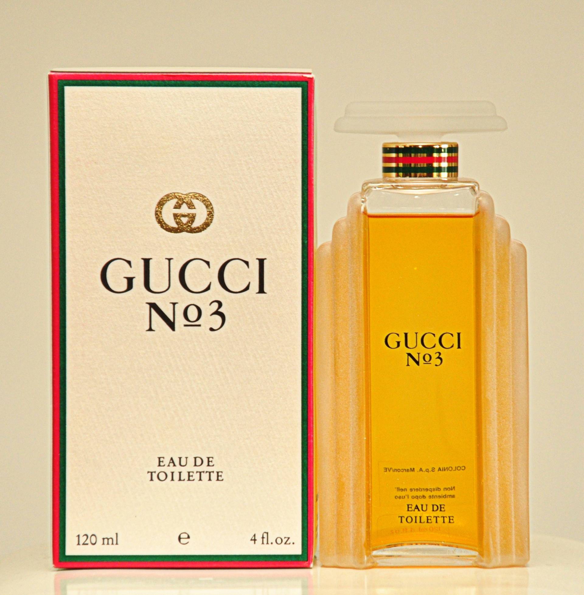 Gucci N. 3 Von Eau De Toilette Edt 120Ml Splash Non Spray Parfüm Frau Rarissimo Vintage 1985 von Etsy - YourVintagePerfume