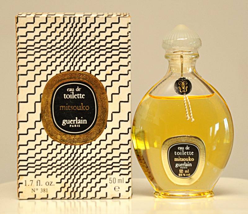 Guerlain Mitsouko Eau De Toilette Edt 50Ml Splash Non Spray Perfume Woman Rare Vintage Version 1982 von Etsy - YourVintagePerfume
