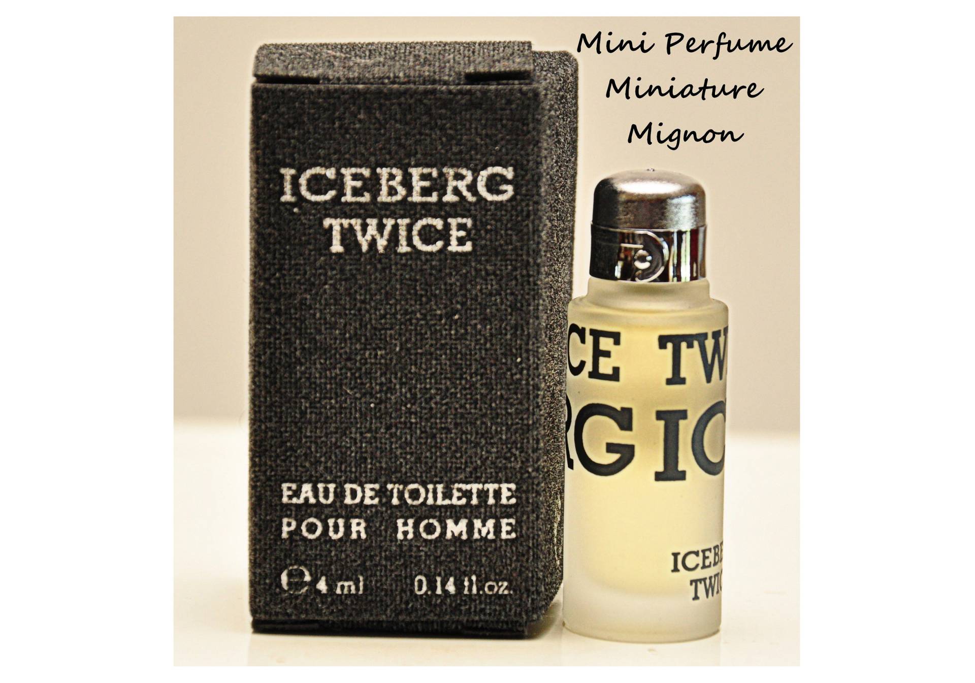 Iceberg Twice Pour Homme Eau De Toilette Edt 4Ml Miniatur Splash Non Spray Herrenparfüm Seltener Jahrgang 1995 von Etsy - YourVintagePerfume