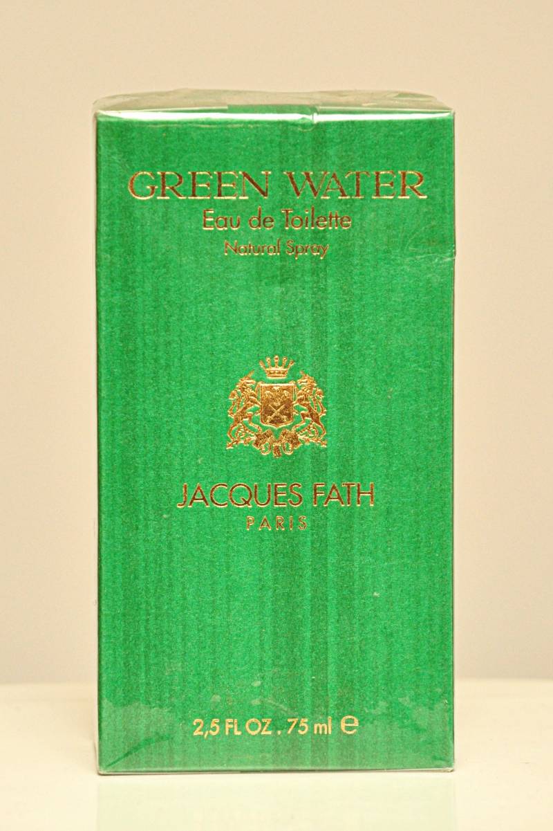 Jacques Fath Green Water Eau De Toilette Edt 75Ml Spray Parfüm Mann Rare Vintage 1993 Neu Versiegelt von Etsy - YourVintagePerfume