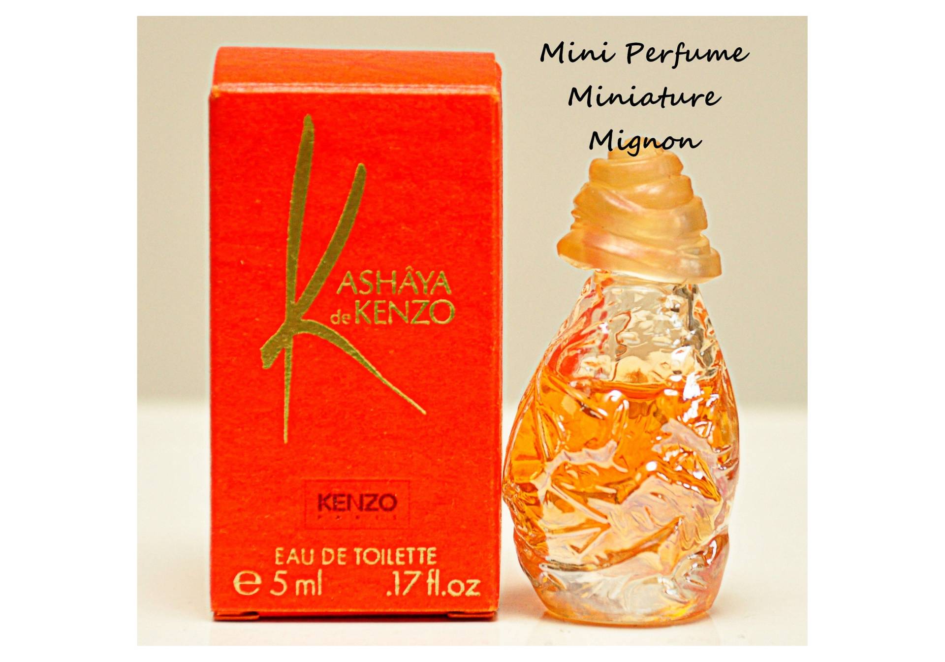 Kenzo Kashaya Eau De Toilette Edt 5 Ml Miniatur Splash Non Spray Damenparfüm Seltener Jahrgang 1993 von Etsy - YourVintagePerfume