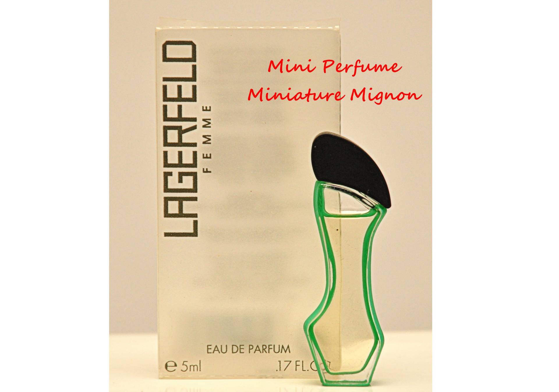 Lagerfeld Femme Von Karl Eau De Parfum Edp 5 Ml Miniatur Splash Non Spray Damenparfüm Sehr Selten Vintage 2000 von Etsy - YourVintagePerfume