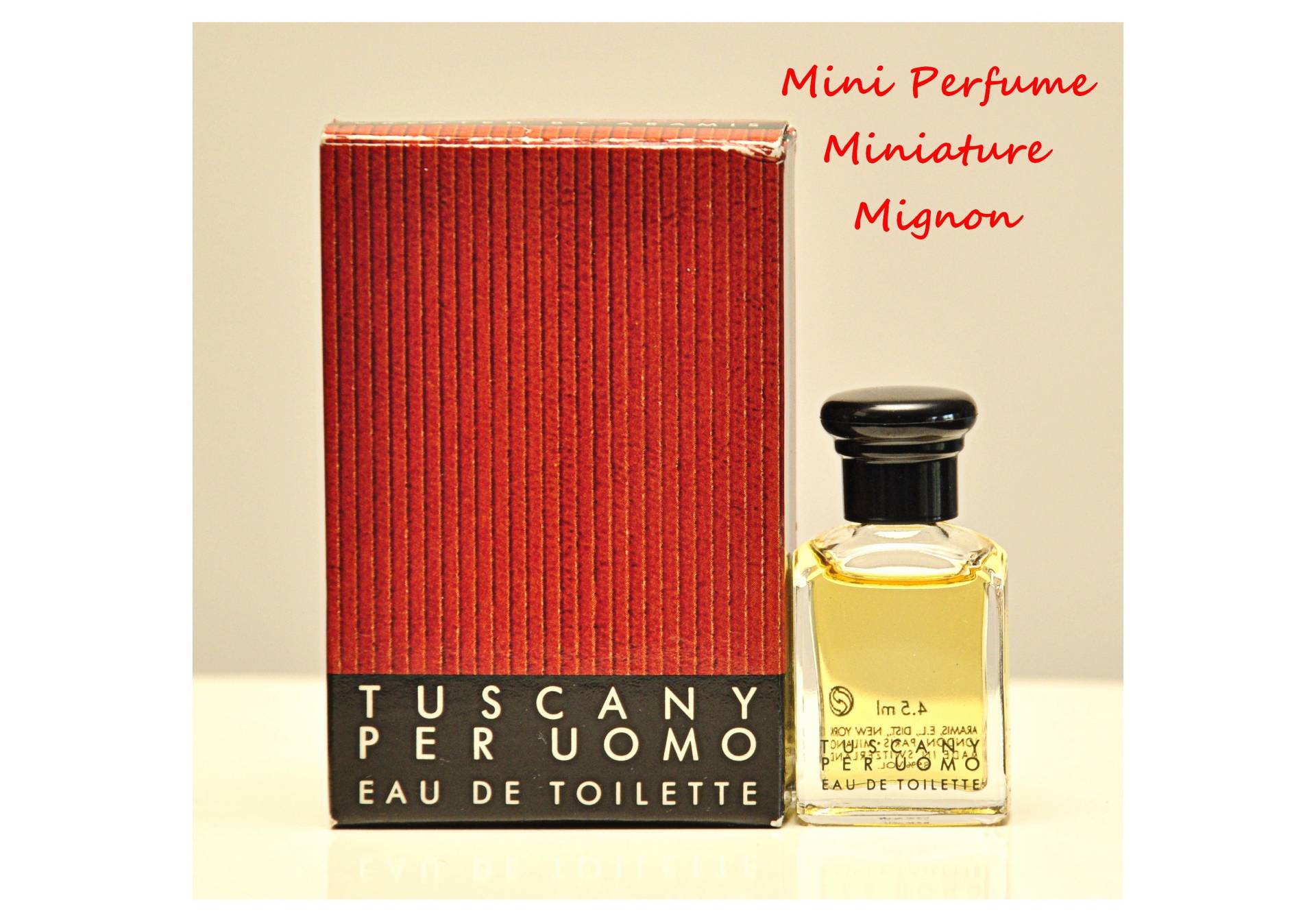 Miniatur Aramis Toskana Für Männer Eau De Toilette 4, 5 Ml Splash Herrenparfüm Sehr Selten Vintage 1984 von Etsy - YourVintagePerfume