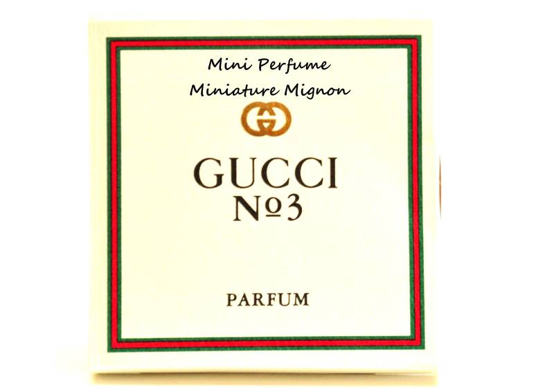 Miniatur Gucci N. 3 Parfum Ml Splash Parfümextrakt Frauen Selten Vintage 1985 von Etsy - YourVintagePerfume