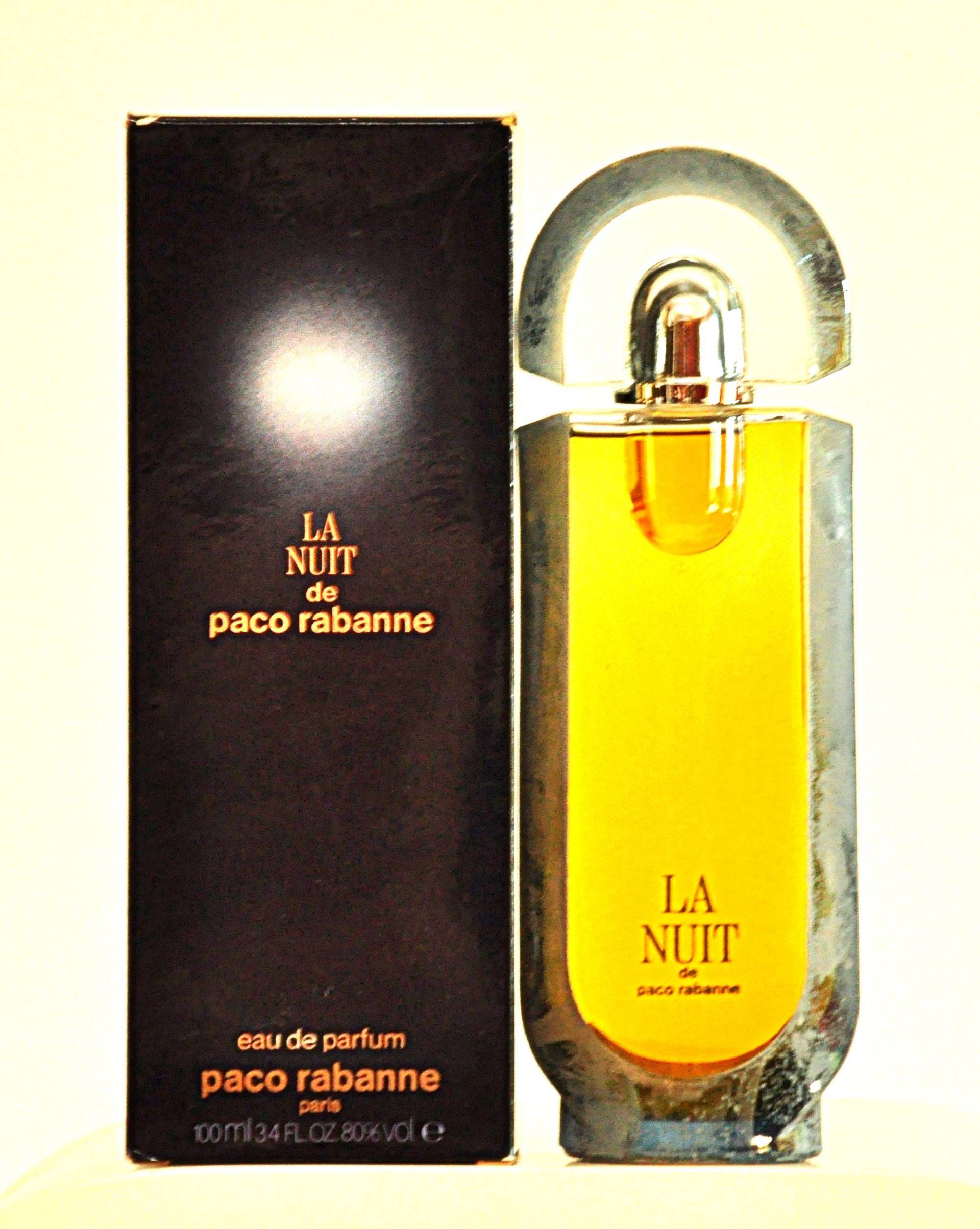 Paco Rabanne La Nuit De Eau Parfum 100 Ml Splash Damenparfüm Seltener Jahrgang 1985 Paco Rabanne La Nuit De Eau Parfum 100 Ml Splash Damenparfüm Seltener Jahrgang 1985 von Etsy - YourVintagePerfume