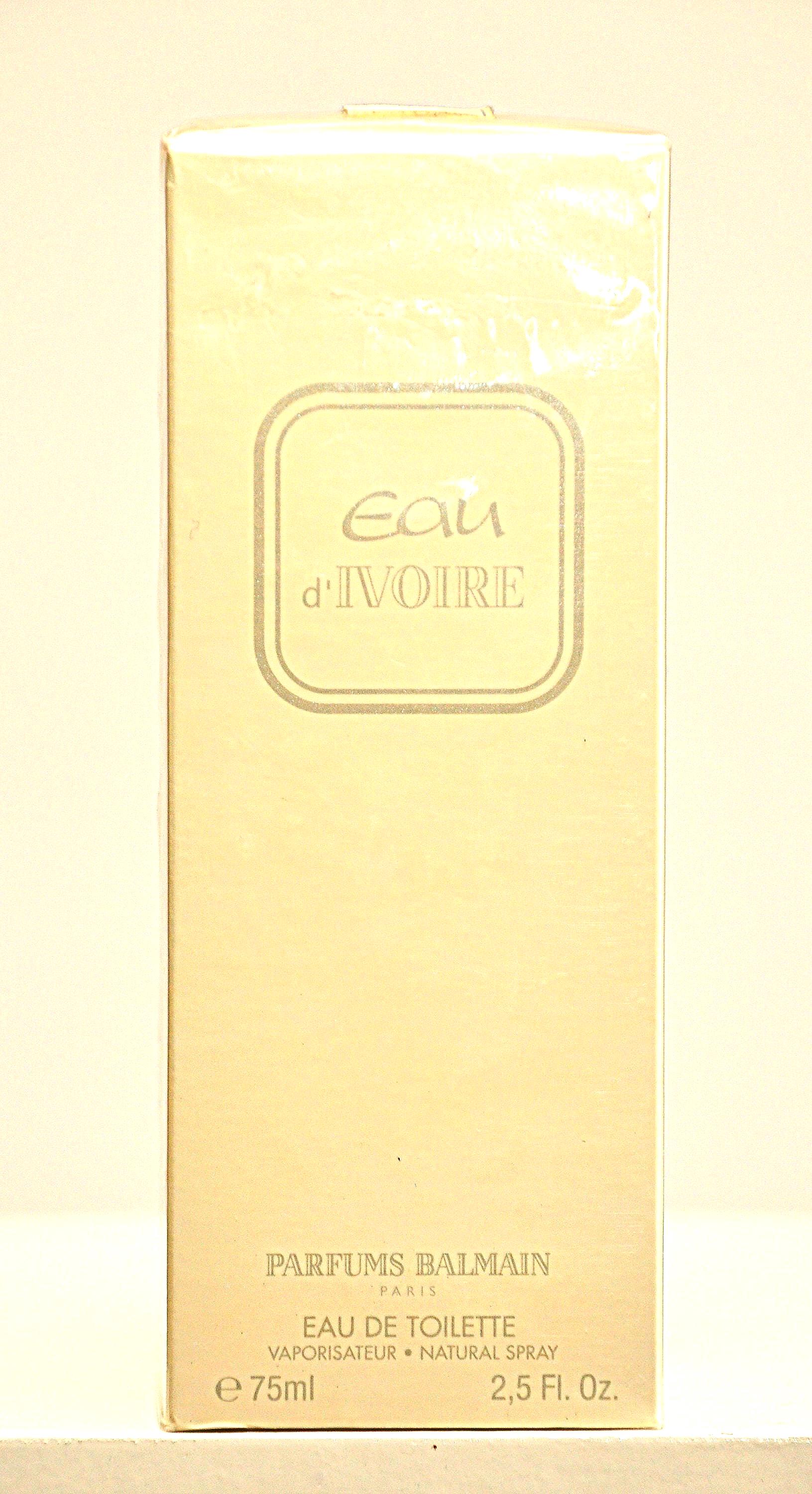 Pierre Balmain Eau D'ivoire De Toilette Edt 75 Ml Spray Damenparfüm Seltener Jahrgang 2000 Erste Version Neu Versiegelt von Etsy - YourVintagePerfume