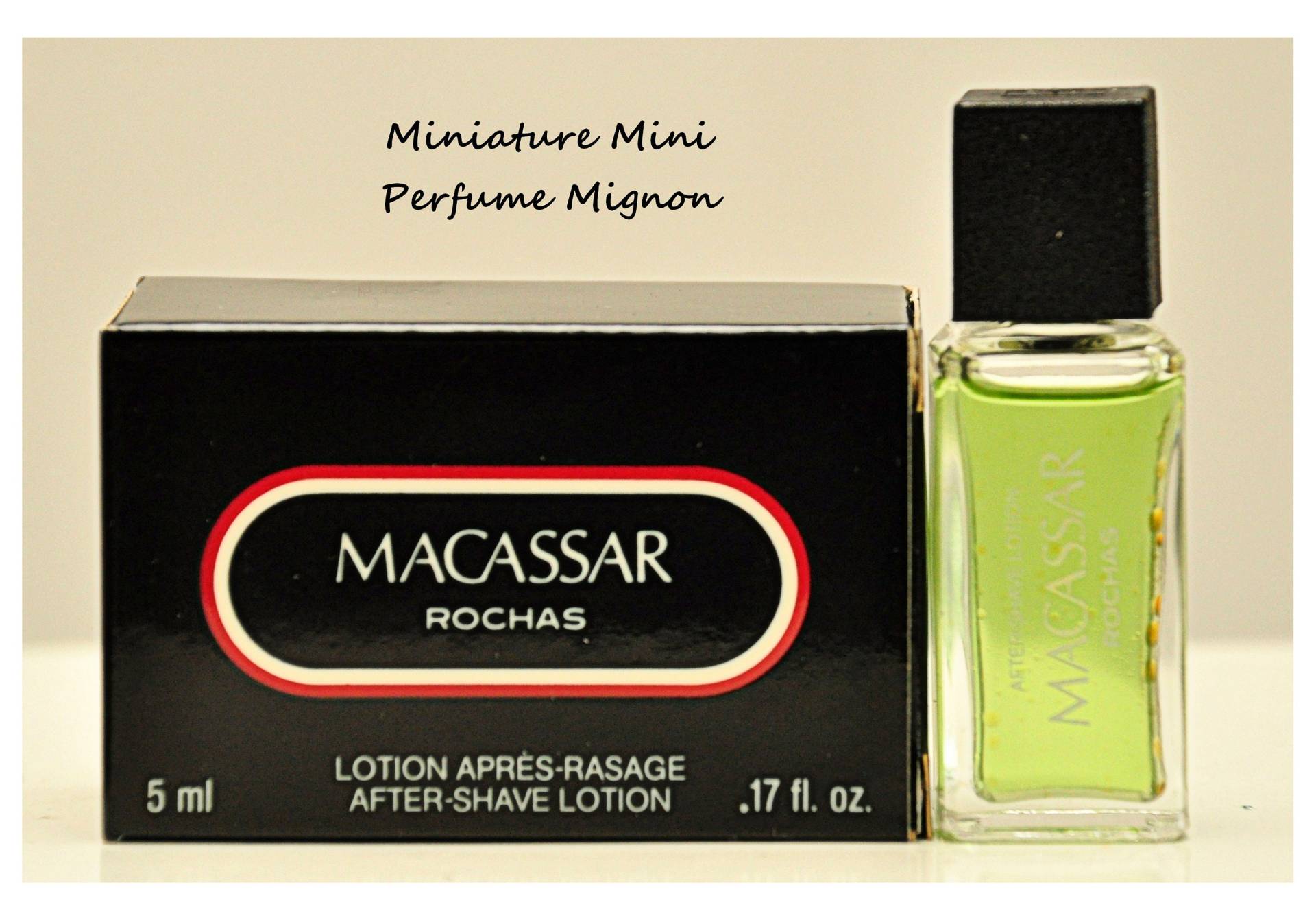 Rochas Macassar Lotion Après-Rasage 5Ml Miniatur Splash Non Spray Herrenparfüm Sehr Selten Vintage 1980 von Etsy - YourVintagePerfume