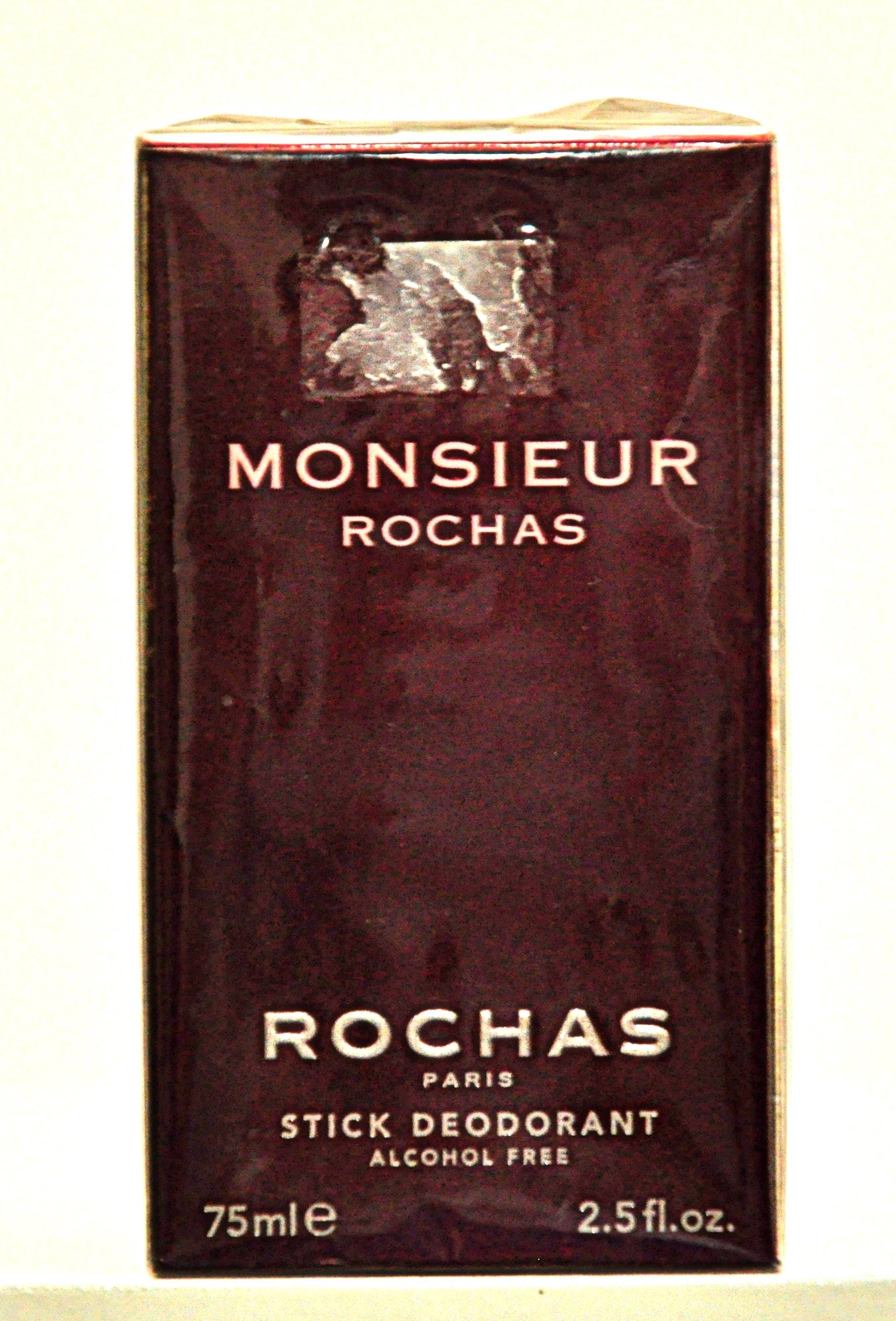 Rochas Monsieur Deodorant Stick Sans Alcool 75Ml Seltene Vintage 1969 Version 1999 Neu Versiegelt Rochas Monsieur Deodorant Stick Sans Alcool 75Ml Seltene Vintage 1969 Version 1999 Neu Versiegelt von Etsy - YourVintagePerfume