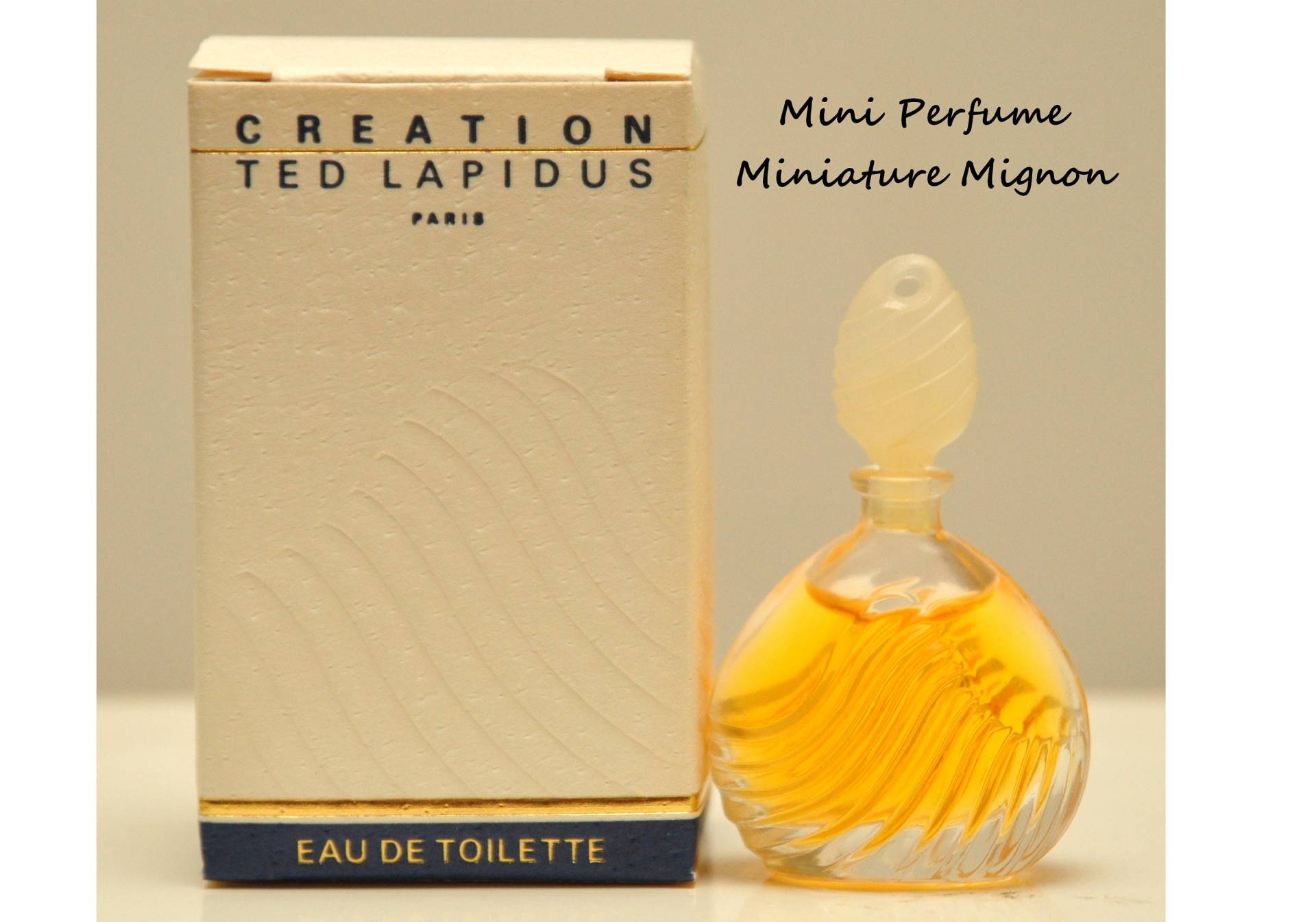 Ted Lapidus Creation Eau De Toilette Edt 4 Ml Miniature Splash Non Spray Damenparfüm Seltener Jahrgang 1984 von Etsy - YourVintagePerfume