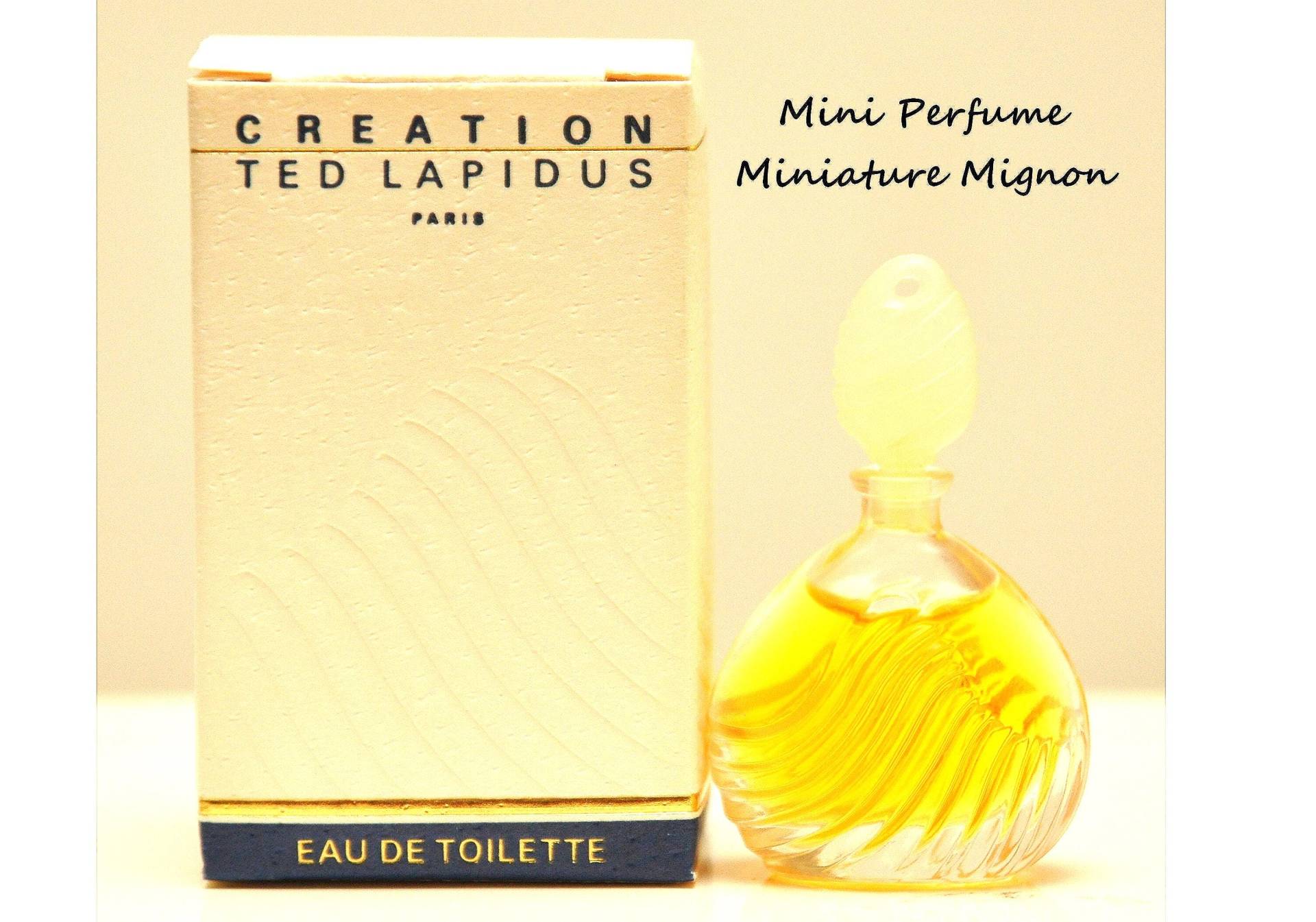 Ted Lapidus Creation Eau De Toilette Edt 4 Ml Miniature Splash Non Spray Damenparfüm Seltener Jahrgang 1984 von Etsy - YourVintagePerfume