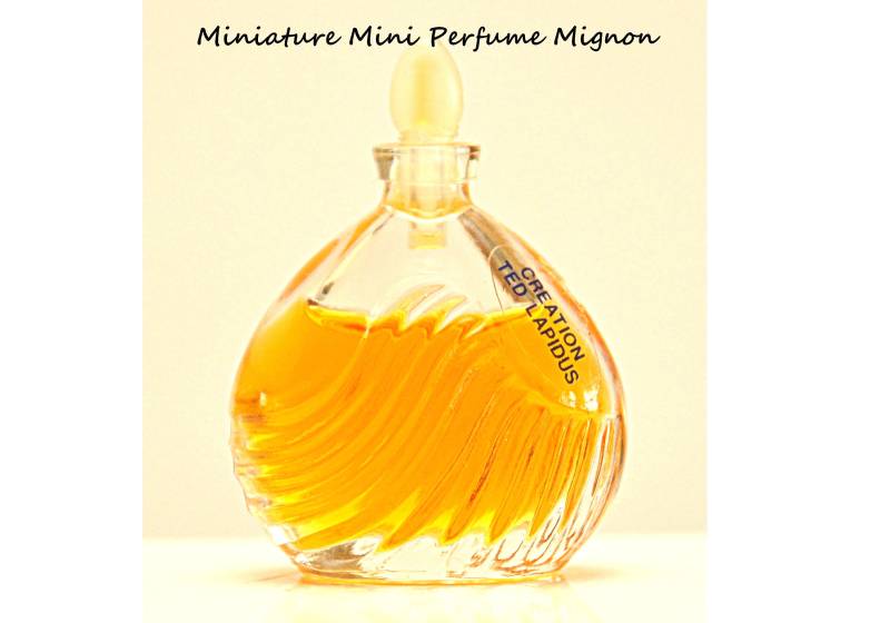 Ted Lapidus Creation Extrait De Parfum 4Ml Miniatur Splash Non Spray Reines Parfümextrakt Damen Sehr Selten Vintage 1984 von Etsy - YourVintagePerfume