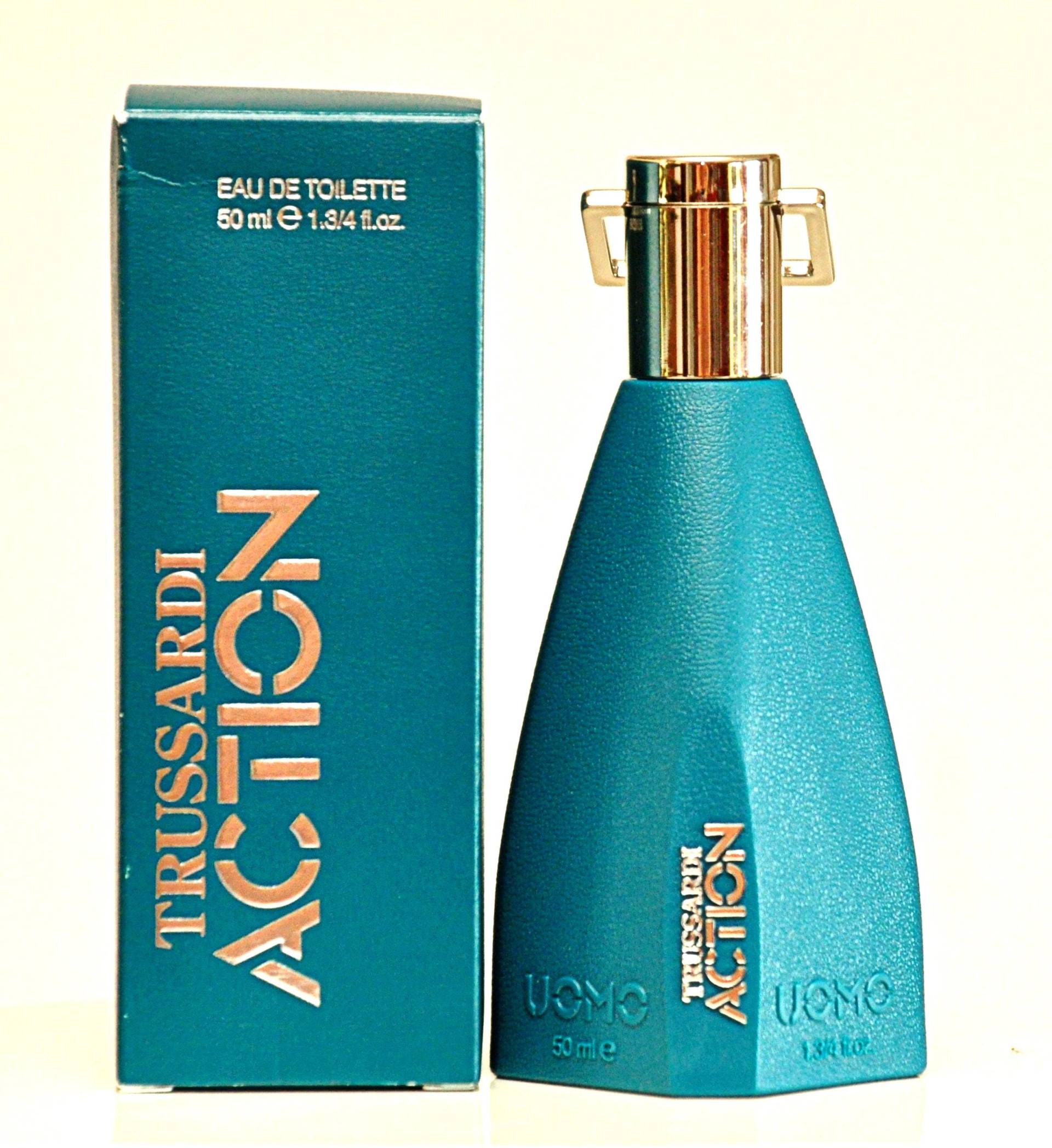 Trussardi Action Uomo Eau De Toilette Edt 50Ml Splash Non Spray Seltenes Vintage Parfüm 1990 von Etsy - YourVintagePerfume