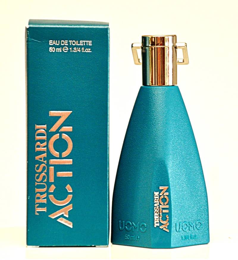 Trussardi Action Uomo Eau De Toilette Edt 50Ml Splash Non Spray Seltenes Vintage Parfüm 1990 von Etsy - YourVintagePerfume