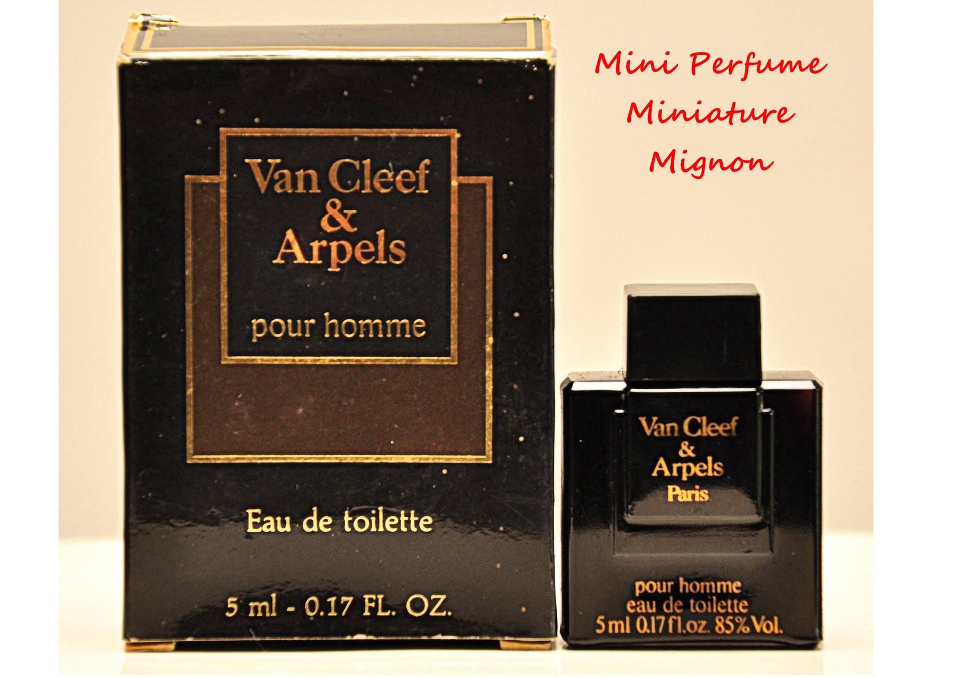 Van Cleef & Arpels Pour Homme Eau De Toilette Edt 5Ml Miniatur Splash Non Spray Herrenparfüm Sehr Selten Vintage 1978 von Etsy - YourVintagePerfume