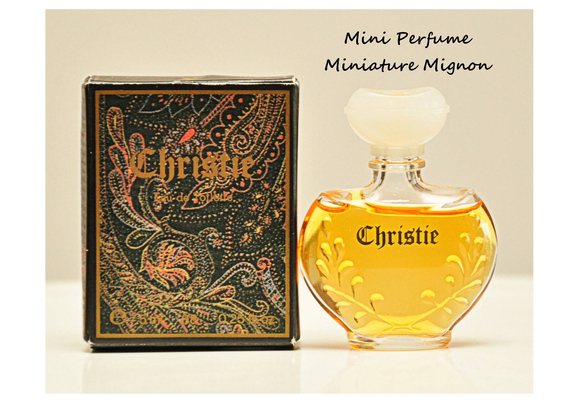 Veejaga Christie Eau De Toilette 7, 5 Ml Miniature Splash Non Spray Damenparfüm Seltener Jahrgang 1982 von Etsy - YourVintagePerfume