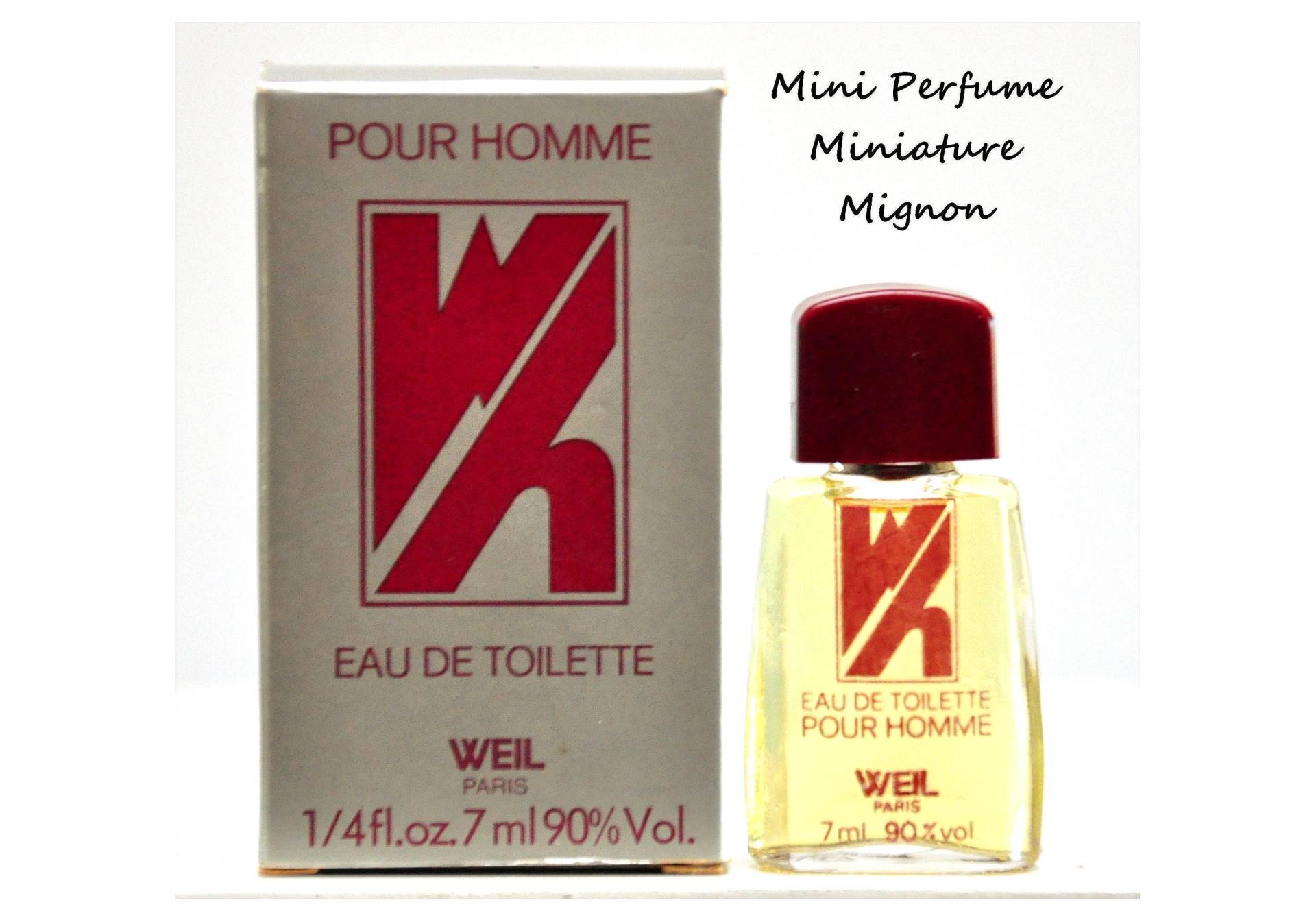 Weil Pour Homme Eau De Toilette Edt 7Ml Miniatur Splash Herren Parfüm Selten Vintage 1980 Weil Pour Homme Eau De Toilette Edt 7Ml Miniatur Splash Herren Parfüm Selten Vintage 1980 von Etsy - YourVintagePerfume