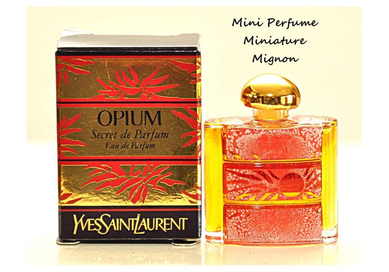 Yves Saint Laurent Opium Secret De Parfum Eau Toilette Edt 3, 5 Ml Miniatur Splash Non Spray Damenparfüm Sehr Selten Vintage 1992 von Etsy - YourVintagePerfume