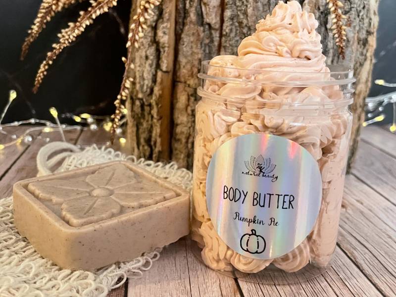 Geschenkset Pumpkin Pie - Kürbis Kuchen, Autumn Herbst Edition, 100% Bio Natur von Etsy - ZKnaturalbeauty