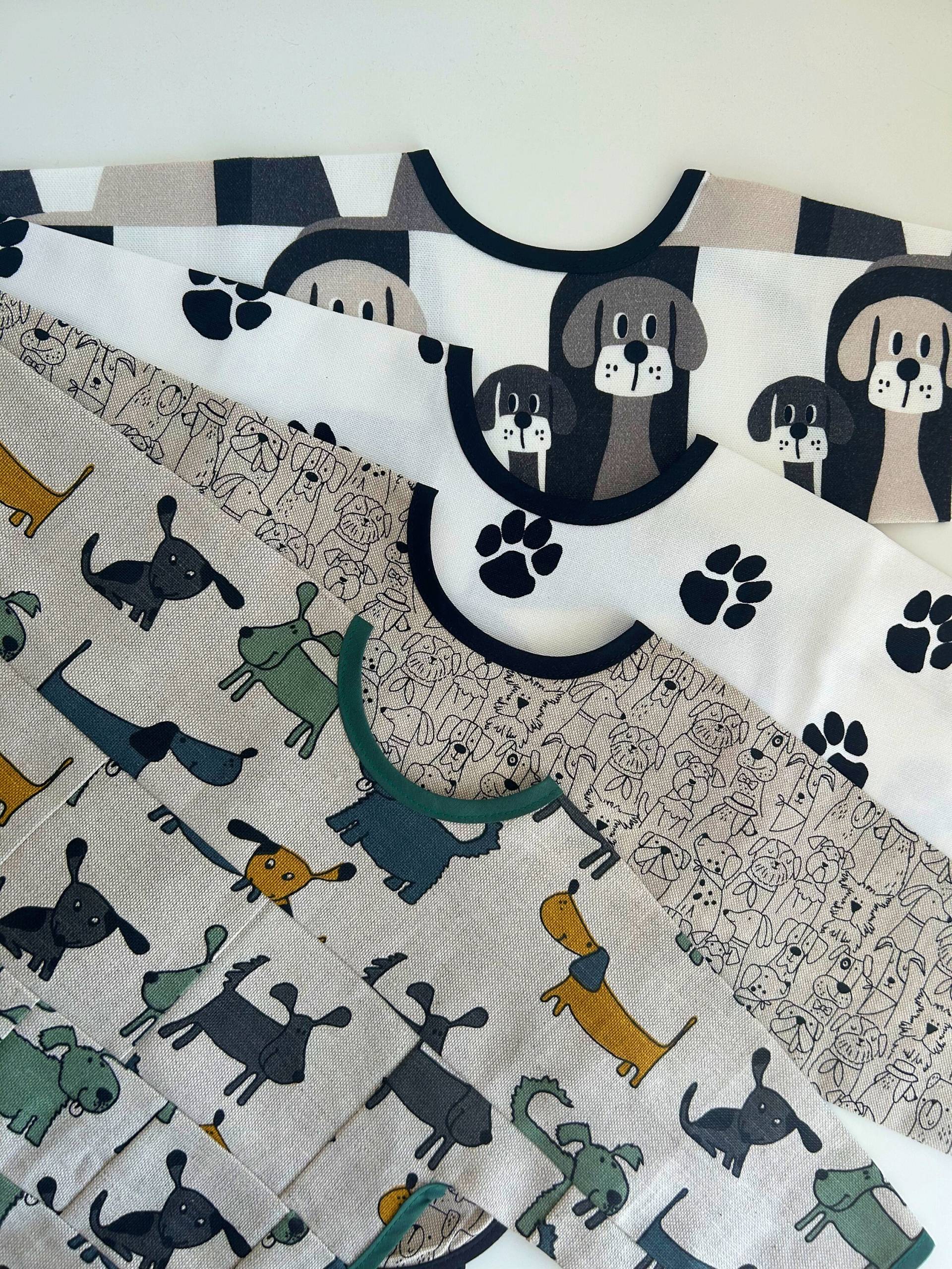 Set Von 4 Langarm-Lätzchen - Verschiedene Farben Erhältlich Sonderpreis Kleine Größe Set Von 4 Langarm-Lätzchen - Verschiedene Farben Erhältlich Sonderpreis Kleine Größe von Etsy - Zababu