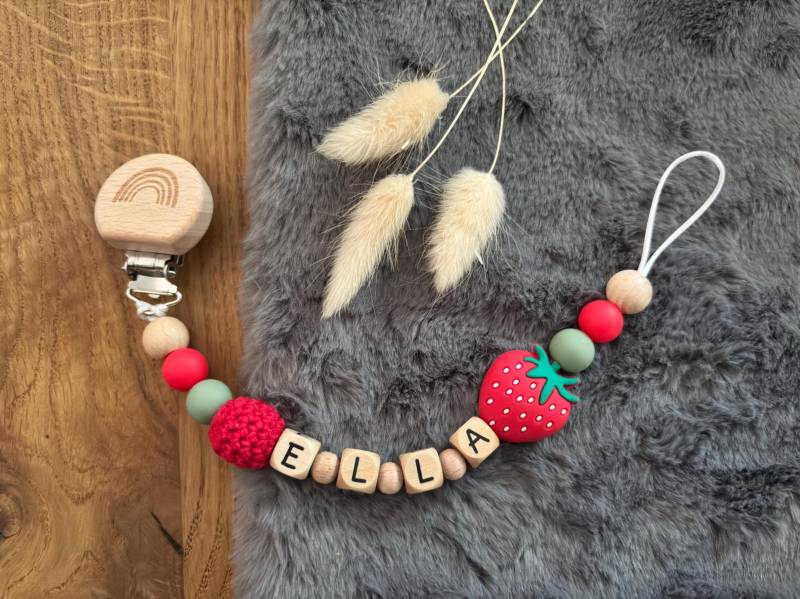 Personalisierte Schnullerkette von Etsy - Zamgfadelt